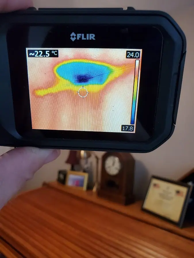 Thermal imaging inspection for water damage in Southborough